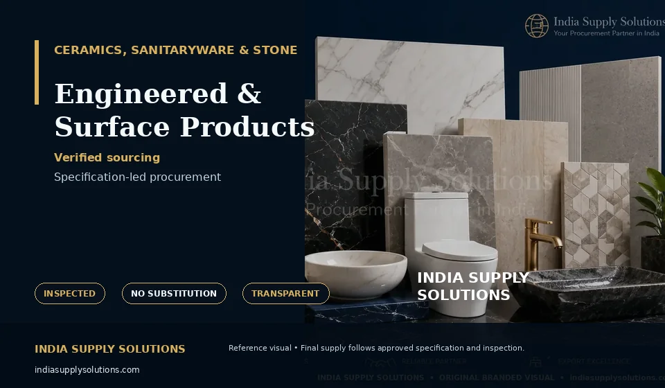 Engineered & Surface Products — India Supply Solutions sourcing visual