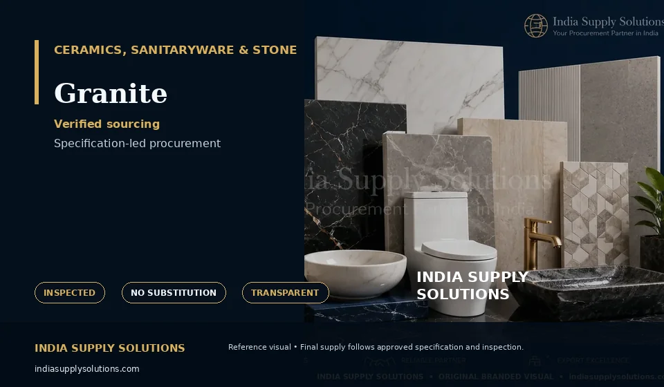 Granite — India Supply Solutions sourcing visual