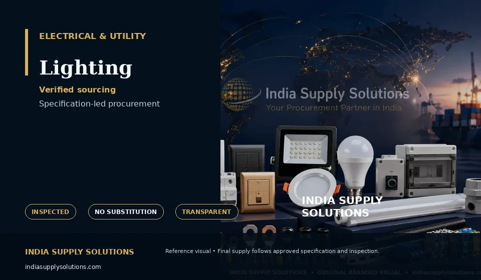 Lighting — India Supply Solutions sourcing visual