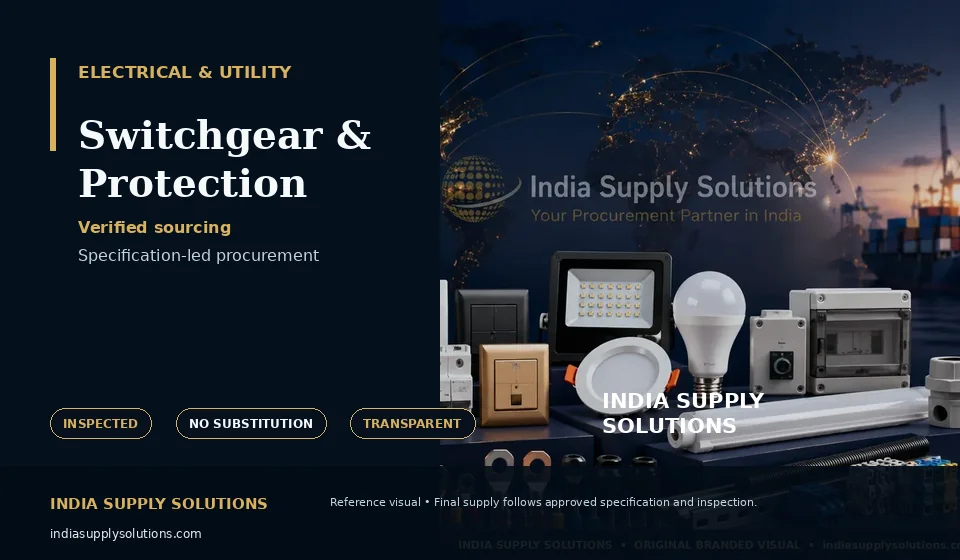 Switchgear & Protection — India Supply Solutions sourcing visual