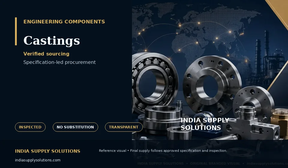 Castings — India Supply Solutions sourcing visual