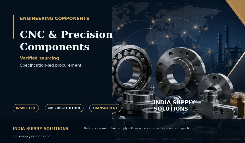 CNC & Precision Components — India Supply Solutions sourcing visual