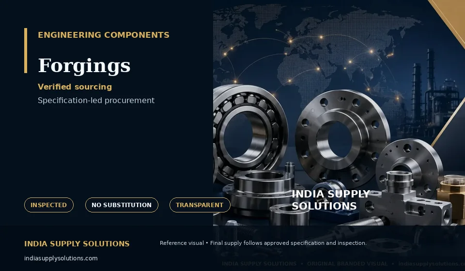Forgings — India Supply Solutions sourcing visual