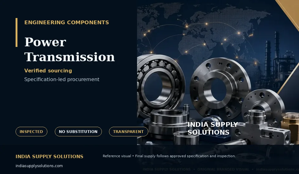 Power Transmission — India Supply Solutions sourcing visual