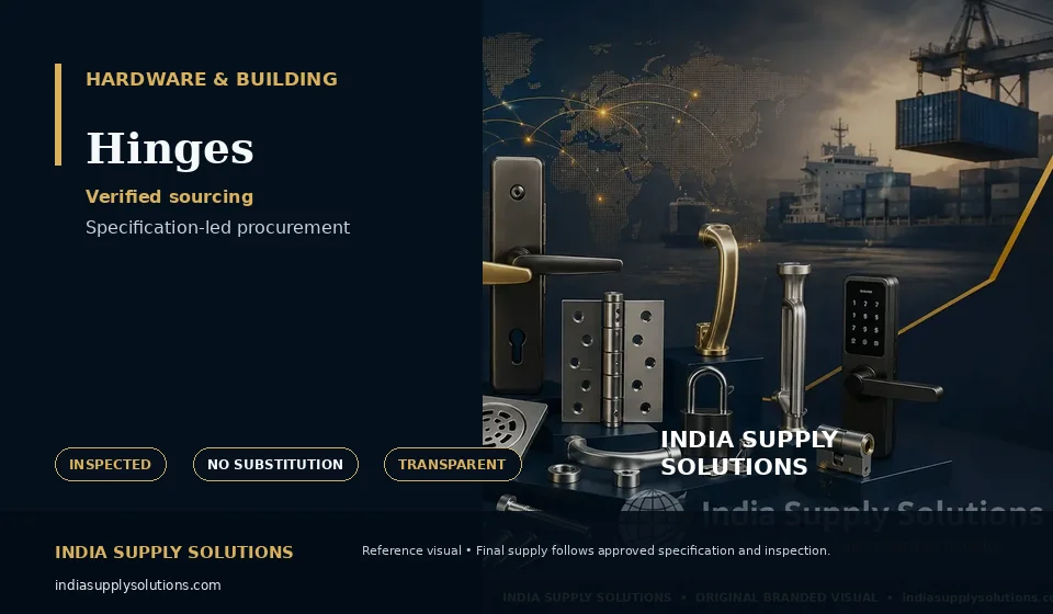 Hinges — India Supply Solutions sourcing visual
