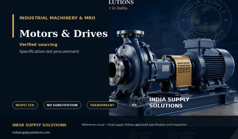 Motors & Drives — India Supply Solutions sourcing visual
