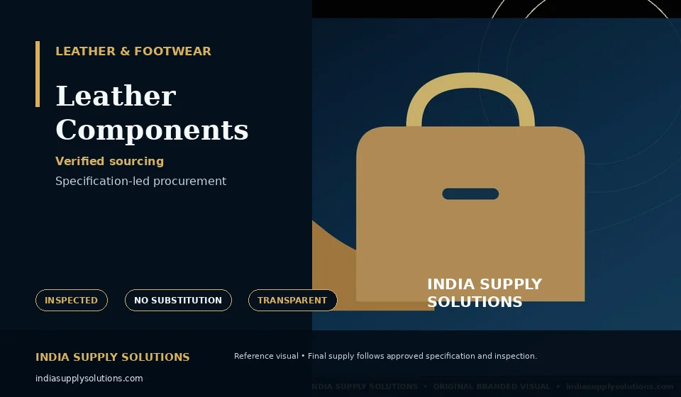 Leather Components — India Supply Solutions sourcing visual