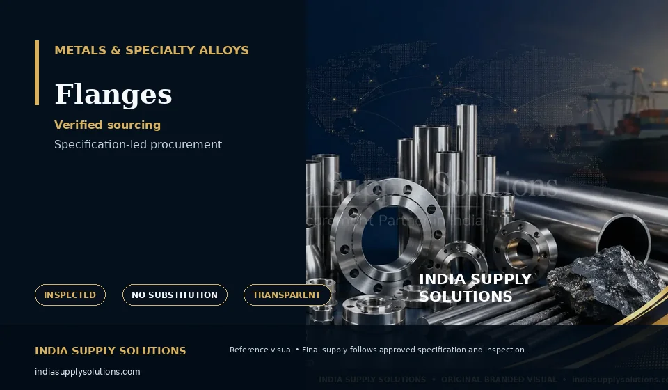 Flanges — India Supply Solutions sourcing visual
