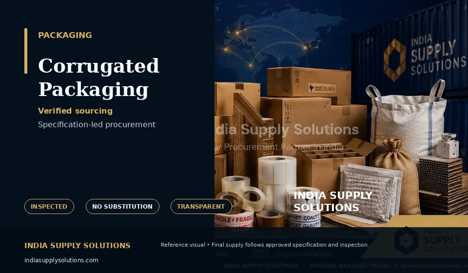 Corrugated Packaging — India Supply Solutions sourcing visual