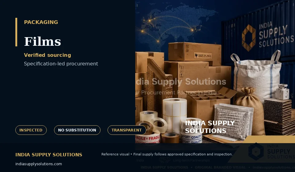 Films — India Supply Solutions sourcing visual