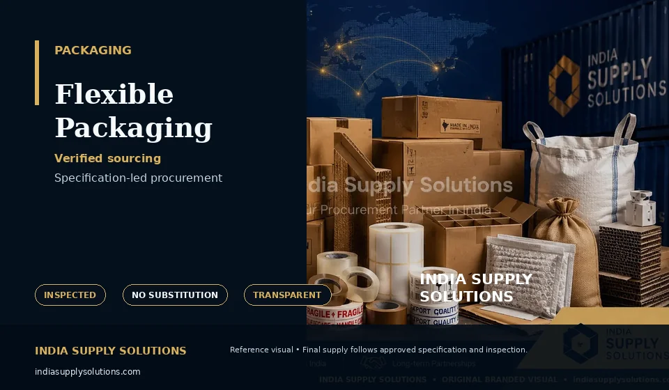Flexible Packaging — India Supply Solutions sourcing visual