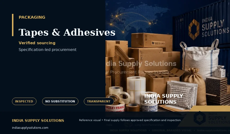 Tapes & Adhesives — India Supply Solutions sourcing visual