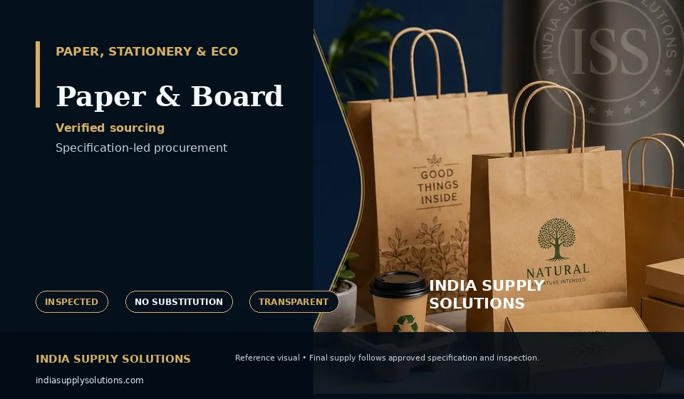 Paper & Board — India Supply Solutions sourcing visual