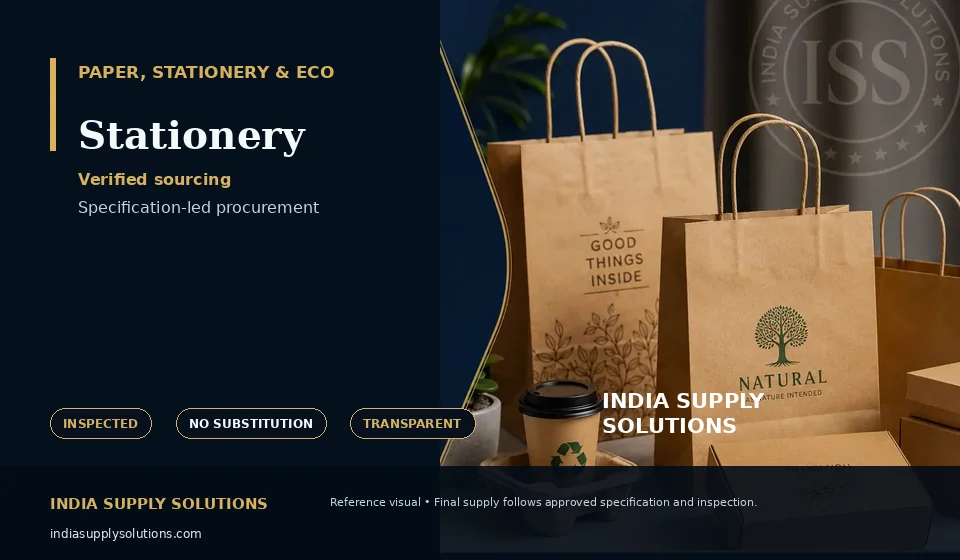 Stationery — India Supply Solutions sourcing visual