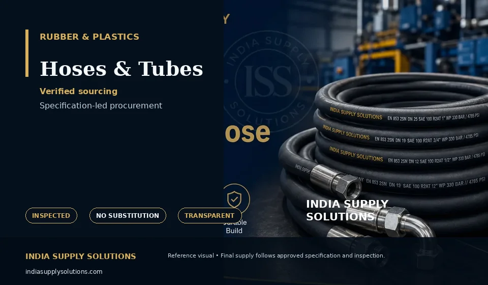 Hoses & Tubes — India Supply Solutions sourcing visual