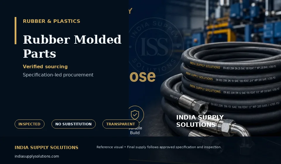 Rubber Molded Parts — India Supply Solutions sourcing visual