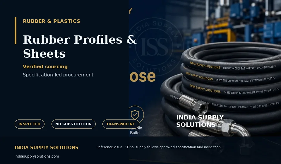 Rubber Profiles & Sheets — India Supply Solutions sourcing visual