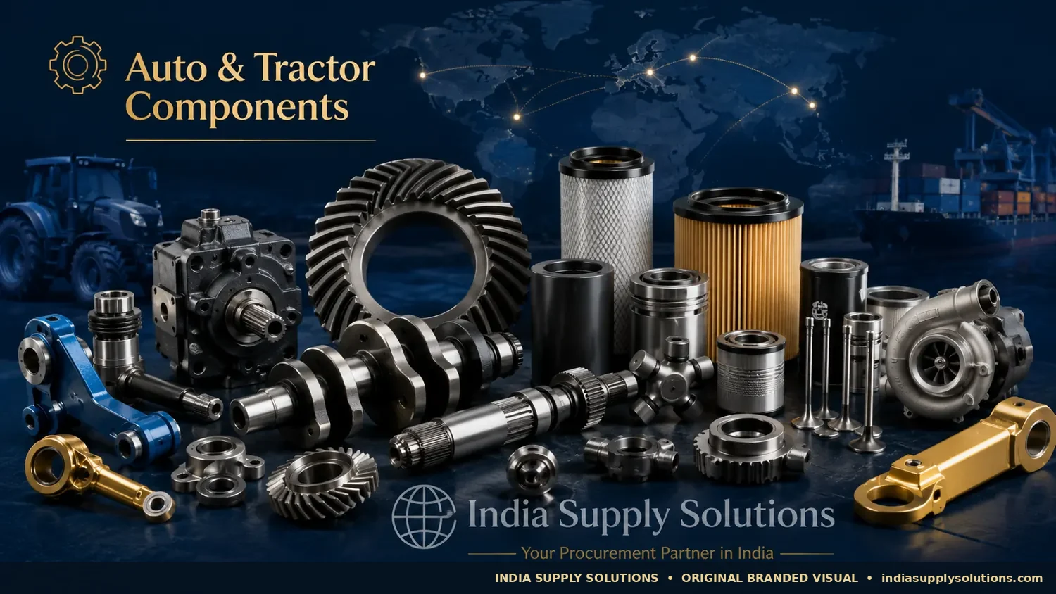 Auto, Tractor & Mobility Components sourcing visual