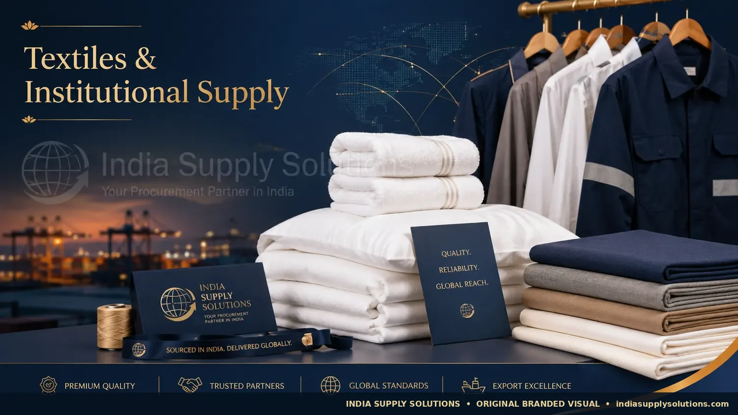 Textiles & Institutional Supply sourcing visual