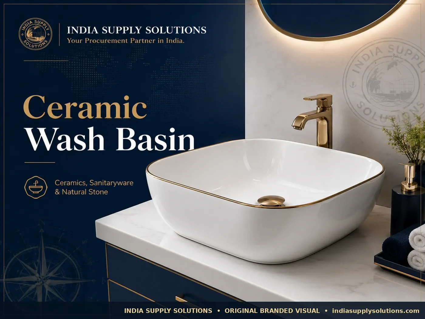 Wash Basins — India Supply Solutions product-family reference photograph